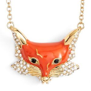Kate Spade Gold Fox Necklace